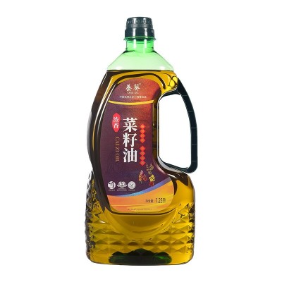 正宗纯菜籽油非转基因食用油小瓶1.25升香味浓郁礼盒装图5