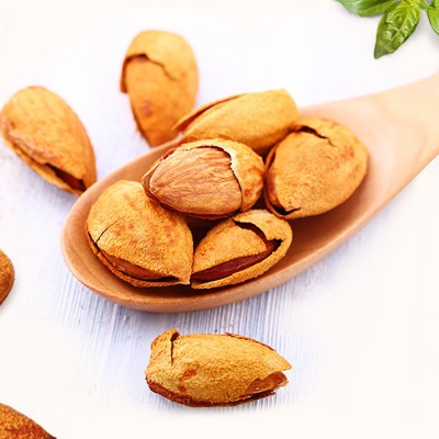 百草味巴旦木100g/50g/25g箱规60/80/125包装坚果炒货扁 桃仁零食图2