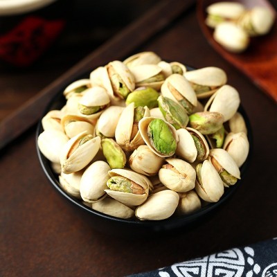 新货大粒原色盐焗开心果批货散装坚果干果休闲零食白色开心果图3