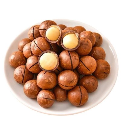 夏威夷果奶油味大果薄皮坚果零食500g 代发胡桃果手剥夏威夷果 2袋图5