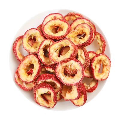 代发空心山楂原色无熏中间大圈山楂片袋装泡水果干零食空心山楂干 2袋图3