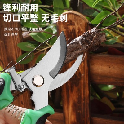 厂家批发多功能修枝剪果树修剪枝剪刀防滑手柄园艺剪花艺剪家用剪图3