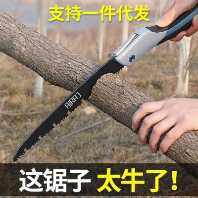艾瑞泽手工木工锯子批发锯木神器家用手锯园林工具锯子伐 木折叠锯图2