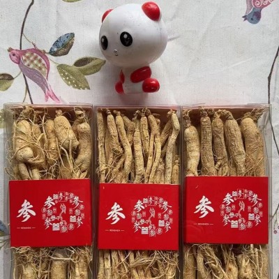 长白山特产干人参煲汤泡酒用白参正宗吉林人参滋养生晒参礼盒