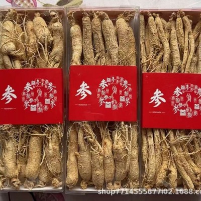 长白山特产干人参煲汤泡酒用白参正宗吉林人参滋养生晒参礼盒图5