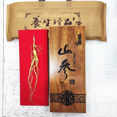 长白山干参礼盒装生晒参白参精美白全须整支伴手礼一件代发会销图2