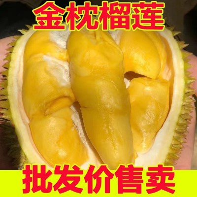 泰金枕头榴莲新鲜带壳一整个水果巴掌批发非猫王榴莲金枕整果无图3