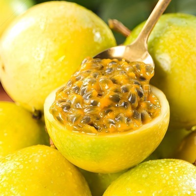 福建漳州果园直供钦蜜9号黄金百香果现摘大果整箱香甜多汁西番莲图3