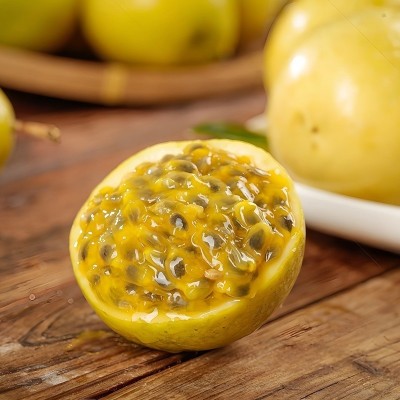 福建漳州果园直供钦蜜9号黄金百香果现摘大果整箱香甜多汁西番莲图2