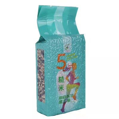 五色糙米500g真空 东北五谷杂粮红米黑米燕麦米荞麦三色糙米批发图4