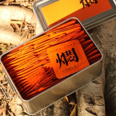 福鼎老白茶2016年老茶寿眉小方片饼干茶独立小包装一片一泡批发图2