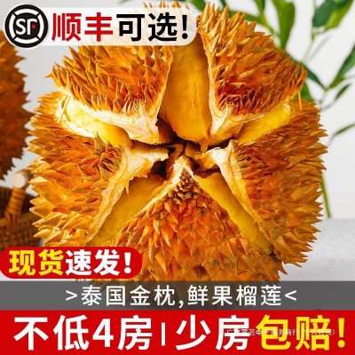 正宗泰国金枕榴莲10斤新鲜一整个带壳当季整箱水果巴掌肉顺丰可选