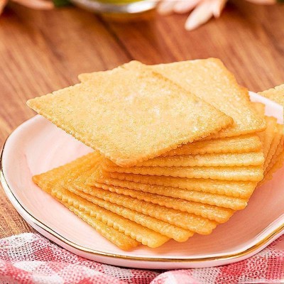 全店选3件送50包零食】香葱薄脆饼干散装多口味小包装休闲零食图2