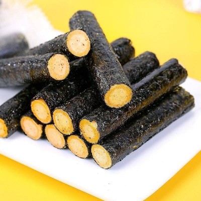 全店选3件送50包零食】海苔肉松卷小零食充饥食品海苔夹心脆图3