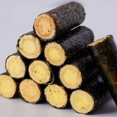 全店选3件送50包零食】海苔肉松卷小零食充饥食品海苔夹心脆图5