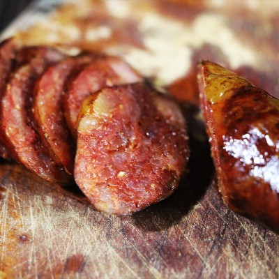 麻辣四川腊肠烟熏香肠袋装餐饮农家食品商用手工特产整箱厂家批发图4