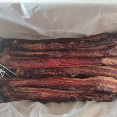 批发中山特产广式五花靓腊肉非烟熏后腿肉5kg餐厅农家乐五花腊肉图2