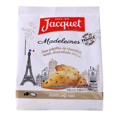 法国进口JACQUET/雅乐可玛德莲经典蛋糕(糕点）160克*8袋图3