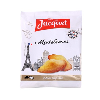 法国进口JACQUET/雅乐可玛德莲经典蛋糕(糕点）160克*8袋图4