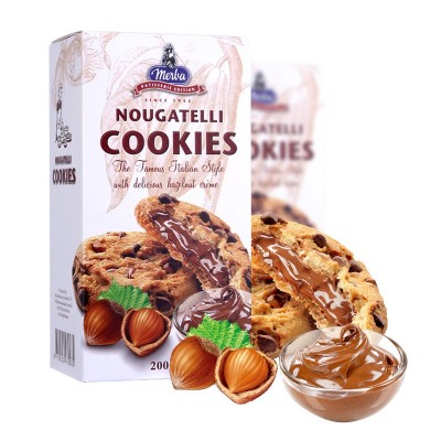 荷兰进口摩巴柠檬/巧克力/蔓越莓白巧/榛子酱夹心饼干200g*18盒图3