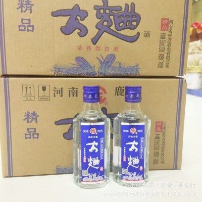 批发42°鹿邑县精品大曲光瓶226ml半斤装小瓶鹿邑县宋河镇大曲酒