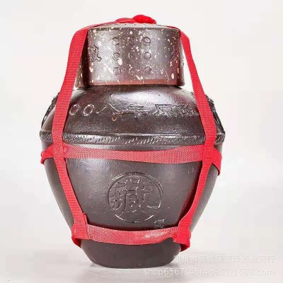 批发2008手工原酿越王台绍兴黄酒花雕酒老酒15L复古大坛出口日本图3