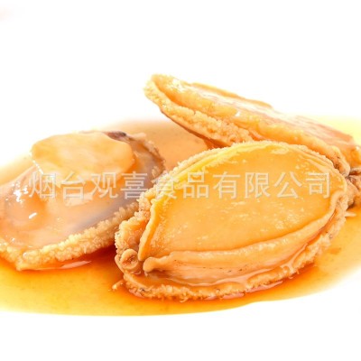 烟台海域冷冻入味即食鲍鱼浓汁鲍鱼肉带汤汁鲍鱼罐头 单只装图5