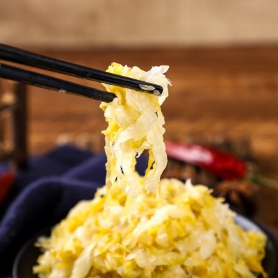 现货东北酸菜 厂家批发20斤一箱 酸菜丝 东北大缸酸菜 白菜腌制图3