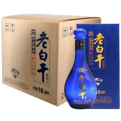 【包邮2箱起批】42度白酒盒装整箱4盒批发酒水固态发酵浓香老白干图2