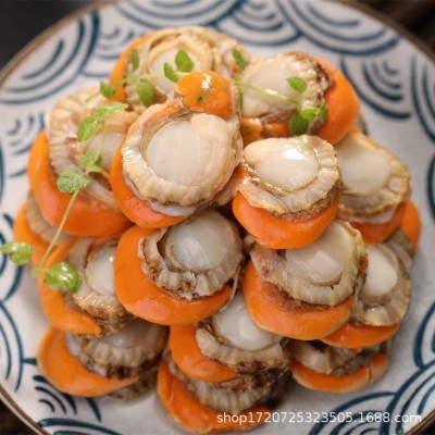 特大号扇贝肉无冰衣新鲜冷冻扇贝无冰衣贝类海鲜海鲜水产商用批发图3