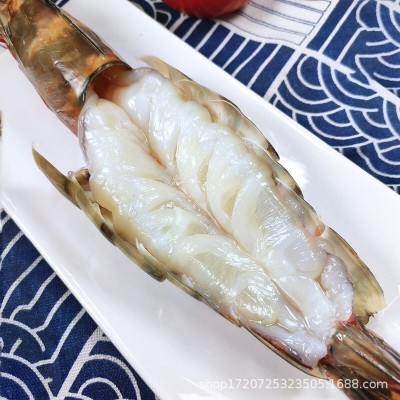 黑虎虾超大新鲜大虾老虎虾鲜活虎虾基围虾特大速冻海鲜斑竹九节虾图3