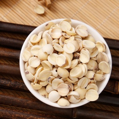 贡莲皇太开边白莲500g开边磨皮白莲子今年新上市湘莲白莲子批发图3