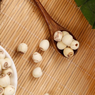 贡莲皇大号湘去芯白莲直径12.5mm 2023现采现摘白莲干货批发500g图3
