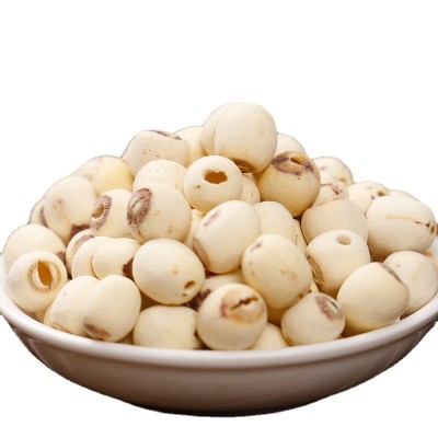 贡莲皇大号湘去芯白莲直径12.5mm 2023现采现摘白莲干货批发500g图4