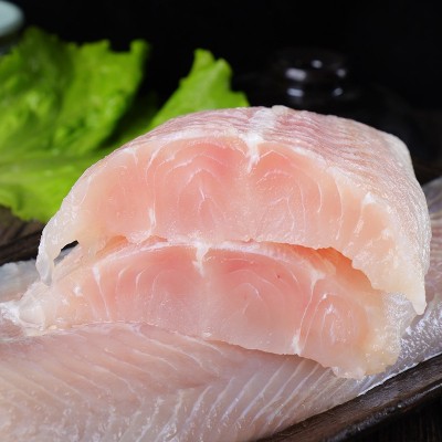 新鲜巴沙鱼批发龙利鱼柳整箱商用巴沙鱼片批发无刺无骨鱼肉鱼片图2