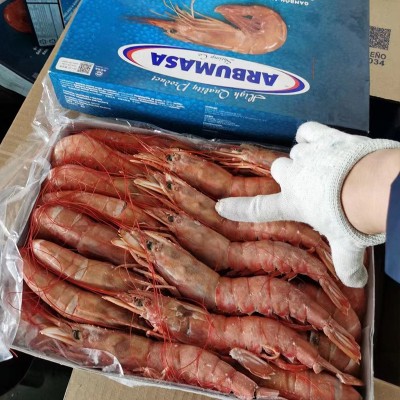 阿根廷大红虾L1大红虾特大红虾新鲜超大鲜活冷冻海捕大虾4斤装图2