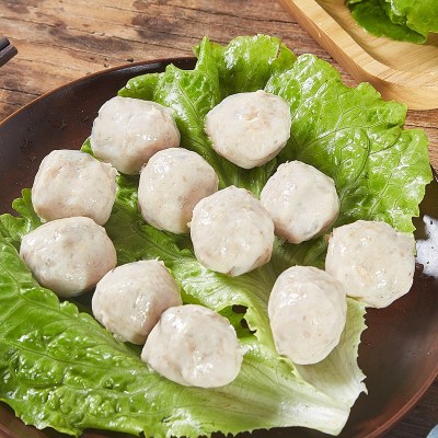 永昌顺纯猪肉丸500g 潮汕风味猪肉丸火锅丸子香菇贡丸批发图3