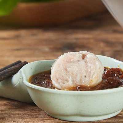 永昌顺纯猪肉丸500g 潮汕风味猪肉丸火锅丸子香菇贡丸批发图2