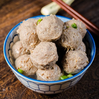 米小牛潮州牛肉丸火锅关东煮食材250g烧烤关东煮冷冻火锅丸子批发图2