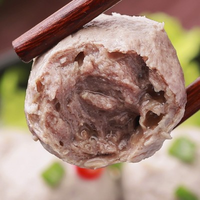 米小牛潮州牛肉丸火锅关东煮食材250g烧烤关东煮冷冻火锅丸子批发图4