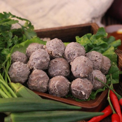 牛魔王潮汕牛肉丸牛筋丸火锅丸子烧烤冻品关东煮食材商用250克图3