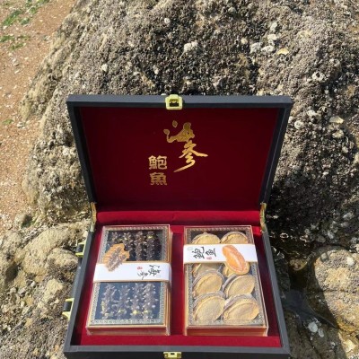 年货海鲜礼盒大连特产速食海参鲍鱼双拼干货中秋礼品送长辈礼品图3