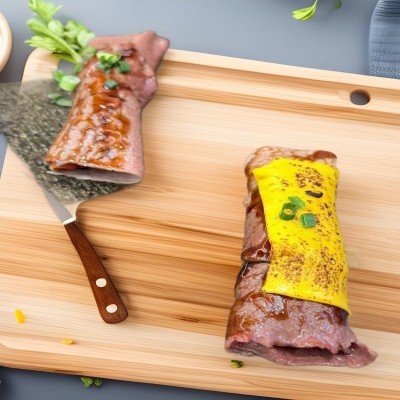 雷鲜生火焰牛肉片 寿司料理炭烤牛肉日式寿司锅肥牛卷牛肉卷切片图4