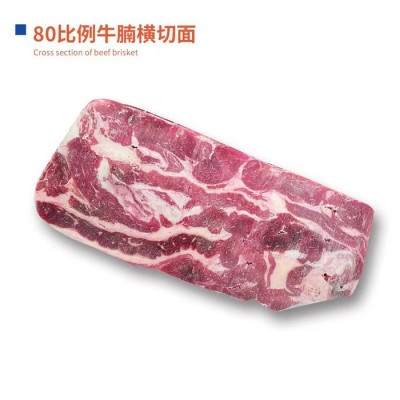 80比例牛腩原切不拼接鲜牛腩牛肉牛腿 25kg一件