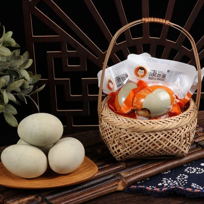 四川无铅工艺盐皮蛋鸭蛋源头货源支持批发包盐蛋盐咸蛋黄沙糯流油图2