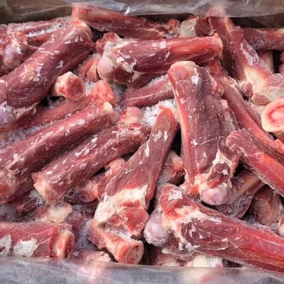 新鲜羊棒骨带肉羊腿骨内蒙古羊肉现杀冷冻羊筒骨腿吸骨髓煲汤批发