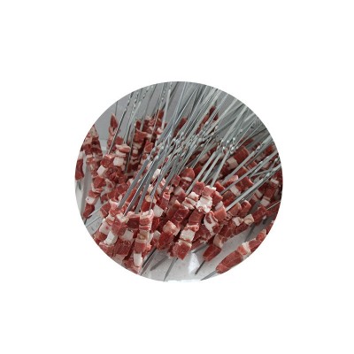 内蒙古羊肉串半成品纯羊肉新鲜羊肉每串净肉20克纯羊肉烧烤食材图5