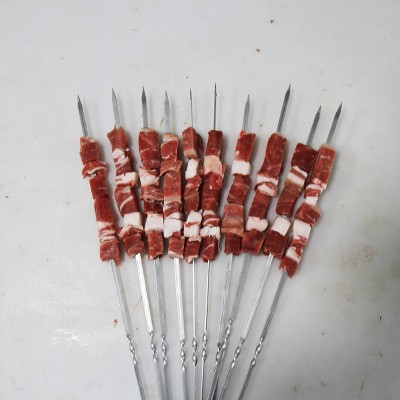 内蒙古羊肉串半成品纯羊肉新鲜羊肉每串净肉20克纯羊肉烧烤食材图4