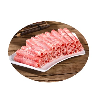 厂家批发黑猪肉卷家用商用黑猪肉片源头工厂蒙格斯勒黑猪肉卷图5