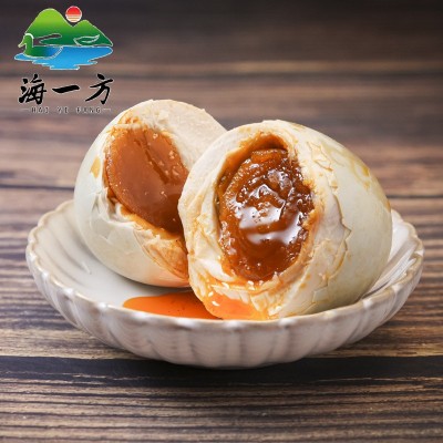 海一方厂家直供80克以上海鸭蛋红树林流油咸鸭蛋包邮海鸭蛋蛋黄